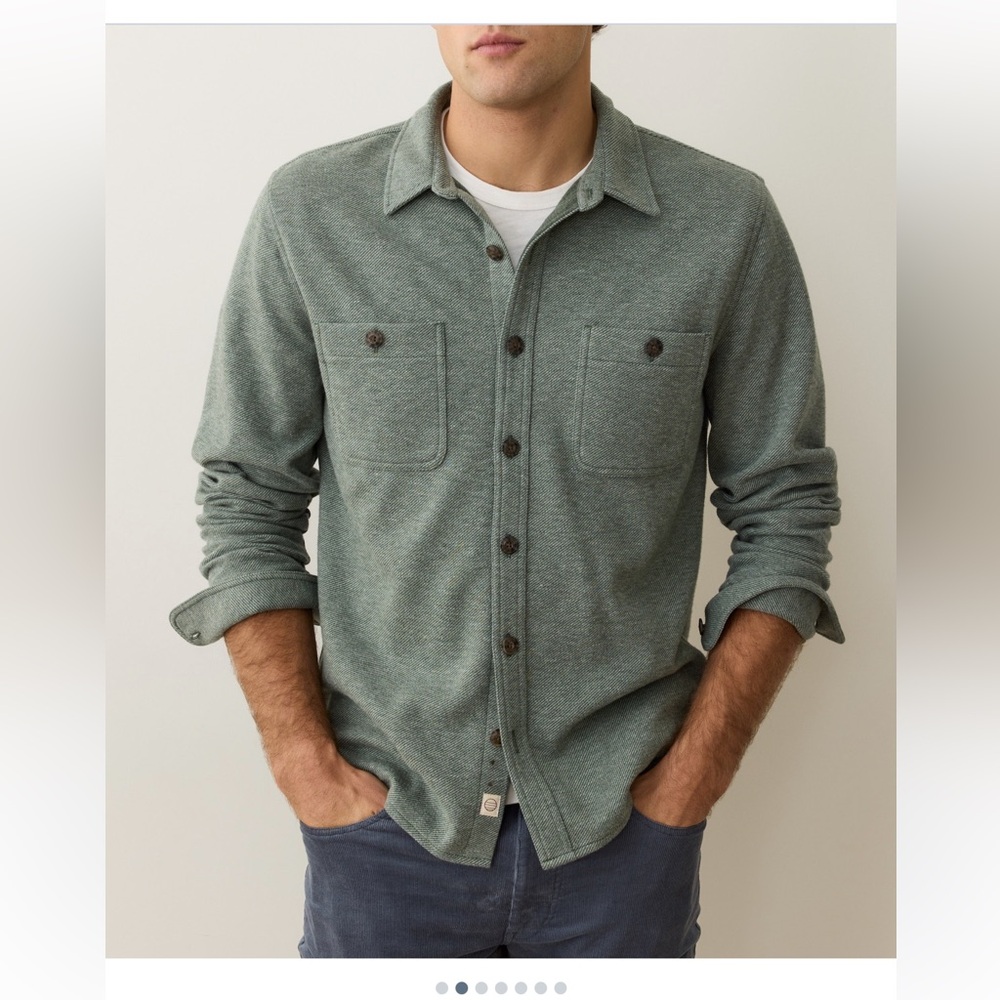 Marine Layer Pacifica Stretch Twill Overshirt